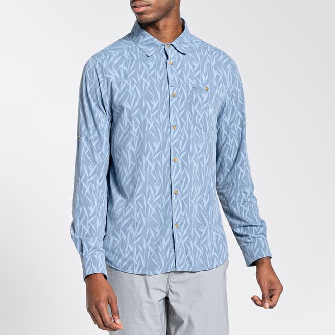 Craghoppers Blue Pinyon Long Sleeved Shirt