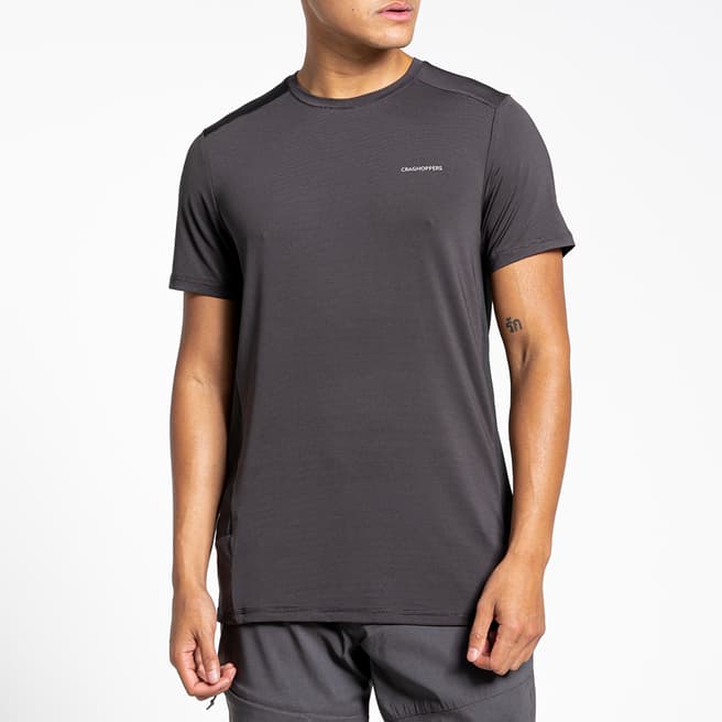 Craghoppers Charcoal Atmos Short Sleeved T-Shirt