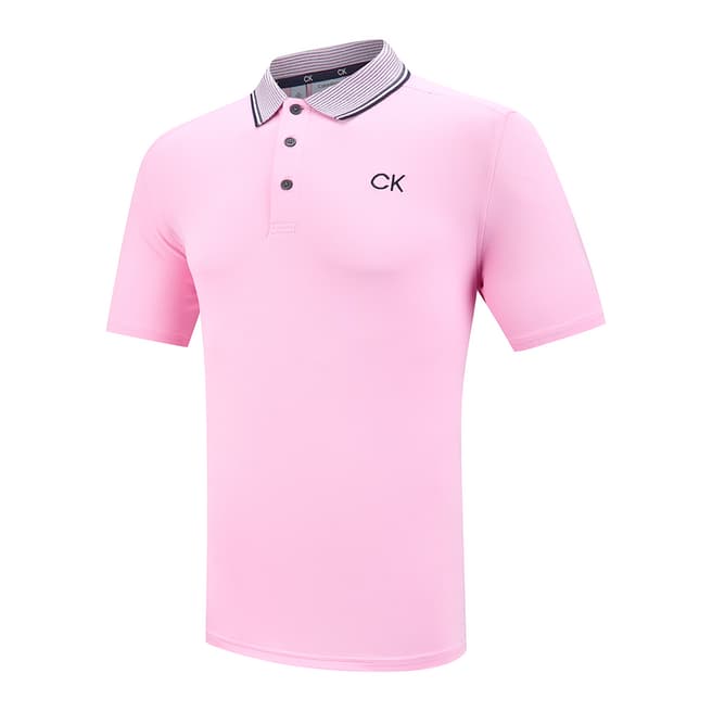 Calvin Klein Golf Baby Pink Calvin Klein Polo Shirt