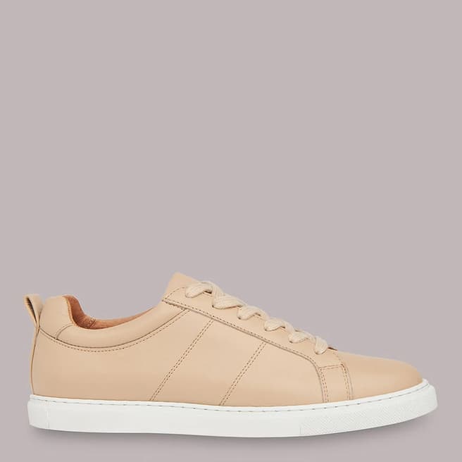 WHISTLES Nude Koki Lace Up Trainers
