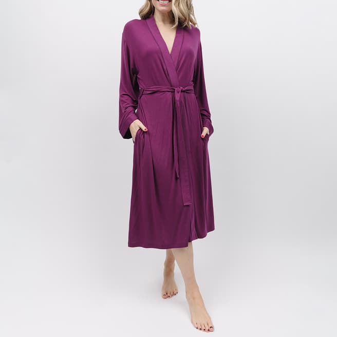 Cyberjammies Purple Carina Jersey Dressing Gown