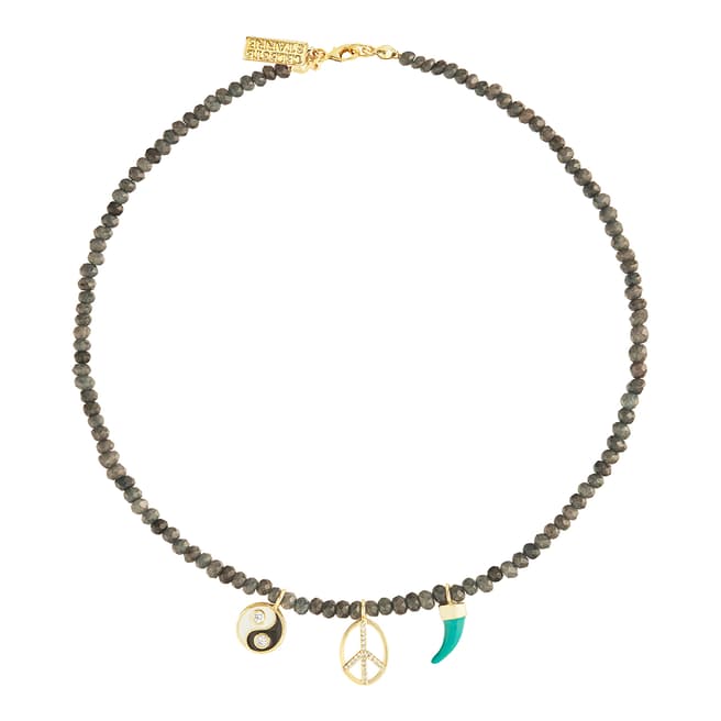 Celeste Starre 18K Recycled Gold Balance Your Peace Necklace