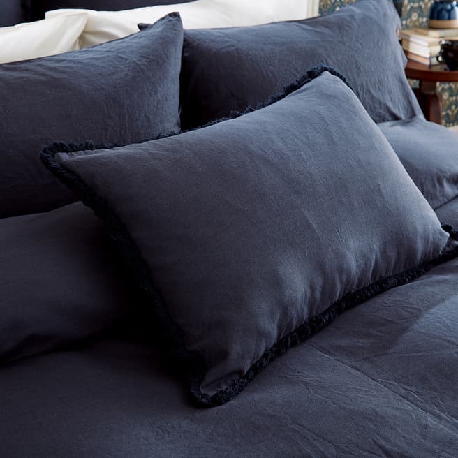 Morris & Co Linen Cotton Bed Cushion, Blue