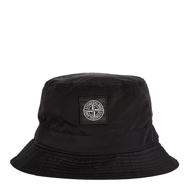 Stone Island Black Bucket Hat