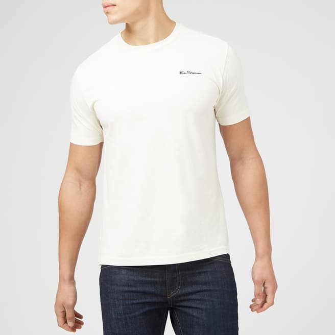 Ben Sherman Ivory Cotton T-Shirt