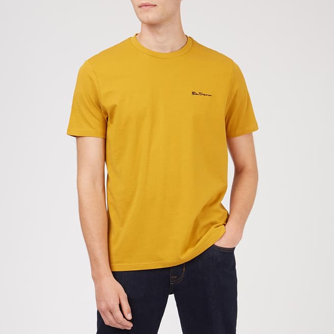 Ben Sherman Yellow Cotton T-Shirt