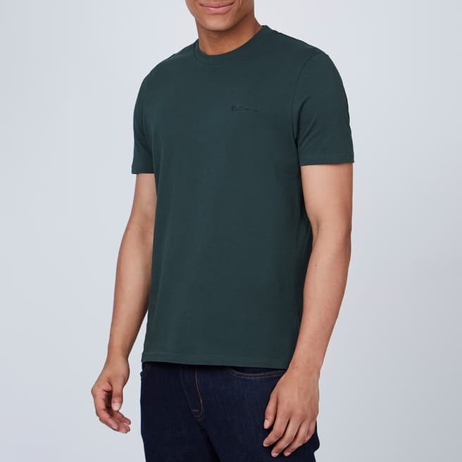 Ben Sherman Green Cotton T-Shirt