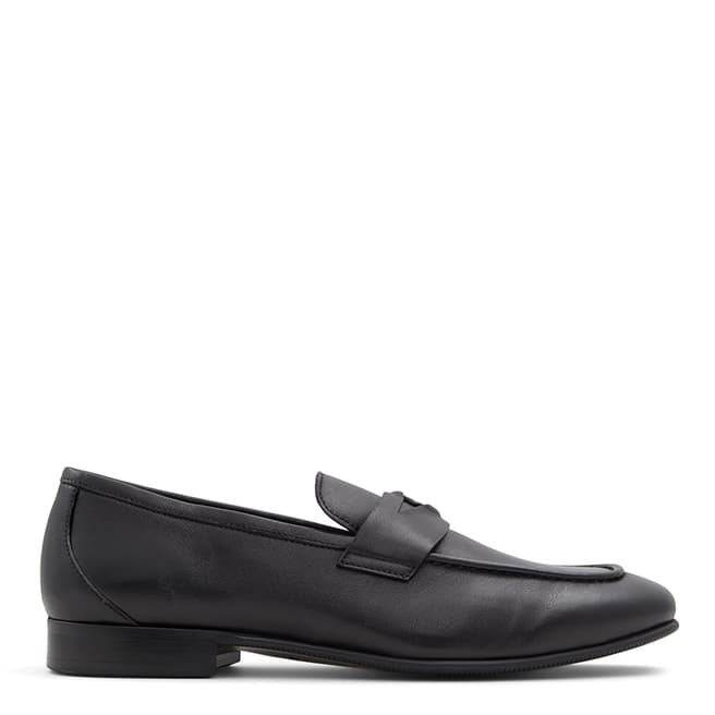 Aldo Black Esquire Leather Loafers