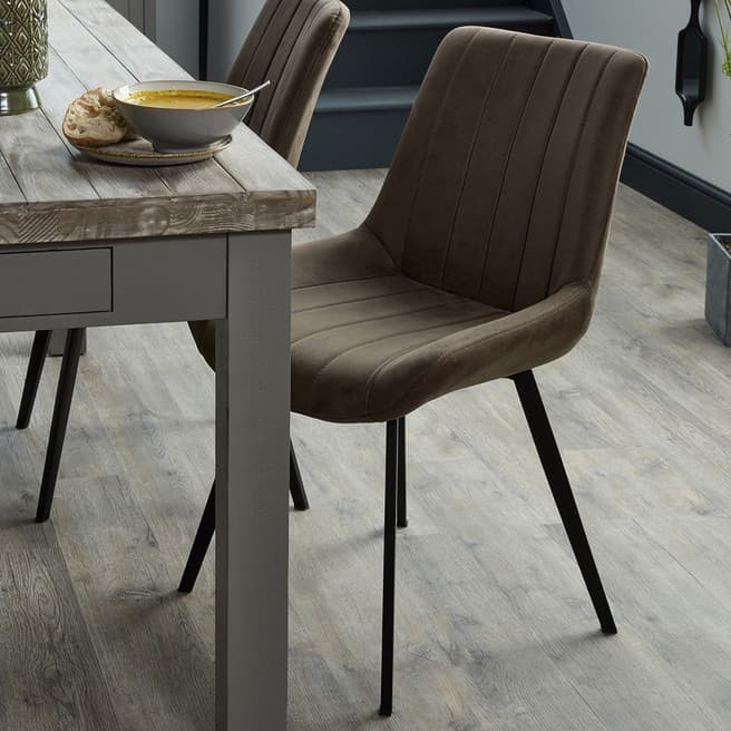 Hill Interiors Malmo Grey Dining Chair