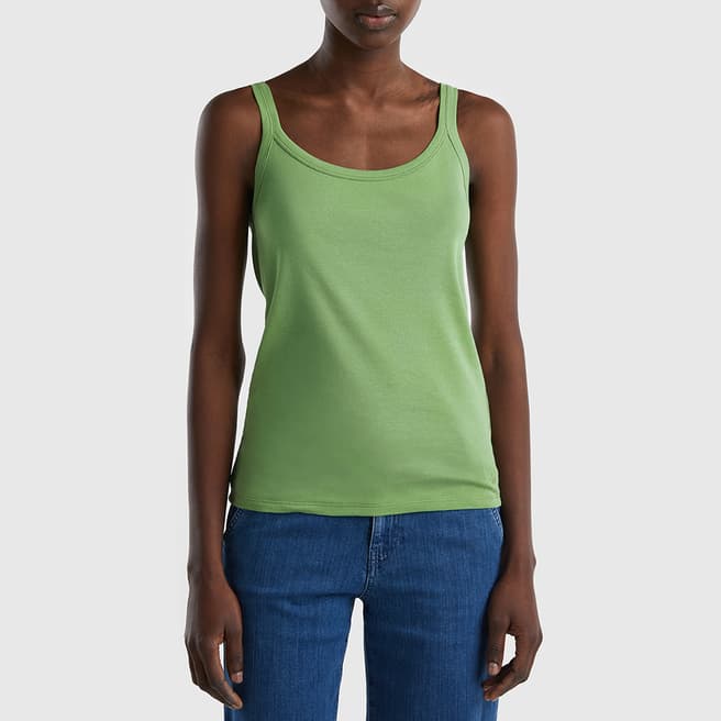 United Colors of Benetton Green Strappy CottonVest