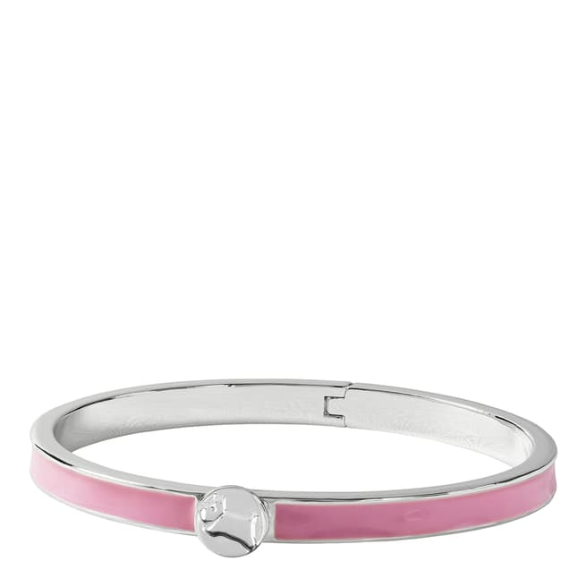 Radley Silver Plated Pink Infill Bangle