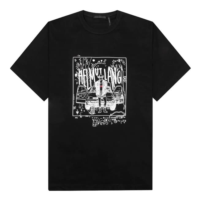 HELMUT LANG Black Capsule Graphic Cotton T-Shirt