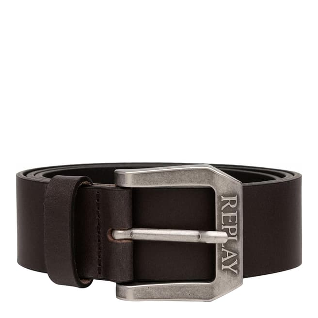 Replay Brown Classic Leather Belt
