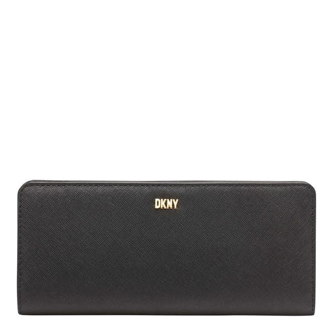 DKNY  Black Sidney Slim Continental Bag
