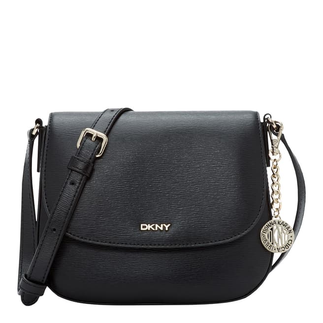 DKNY  Black Bryant Saddle Bag
