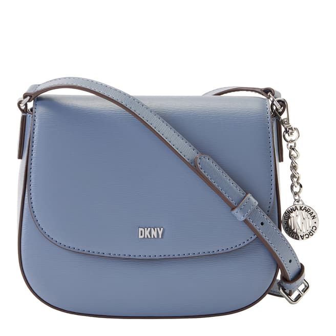 DKNY  Steel Blue Bryant Saddle Bag