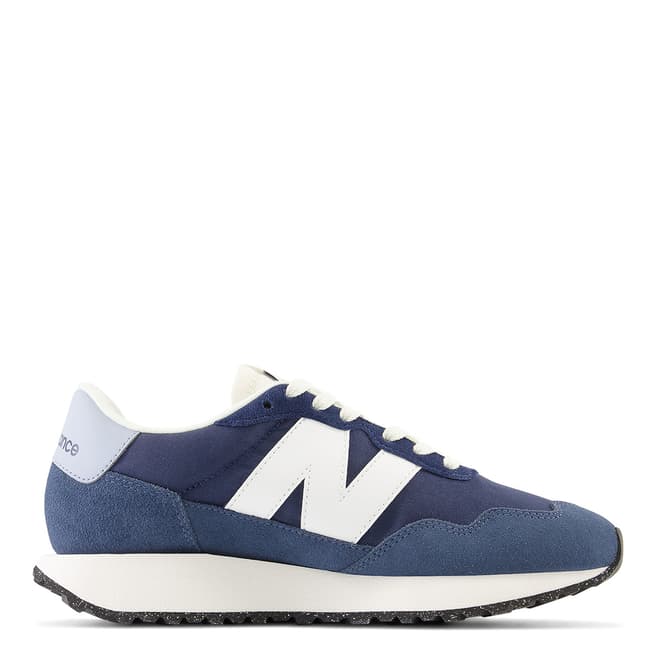 New Balance Unisex Navy And White 237 Trainers