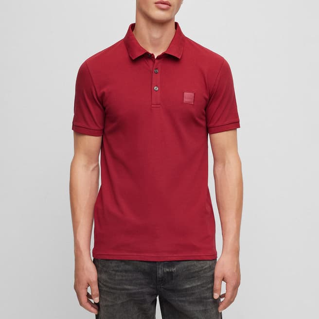 BOSS Red Passenger Cotton Blend Polo Shirt