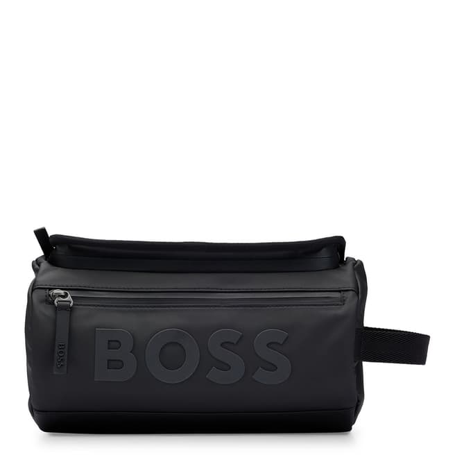 BOSS Black Thunder Zip Wash Bag