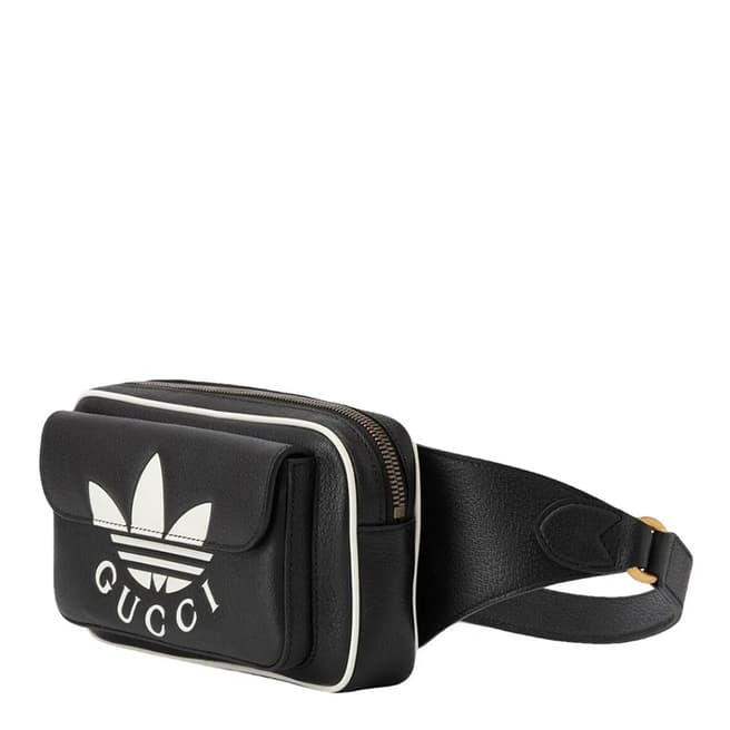 Gucci Adidas X Gucci Black Leather Belt Bag