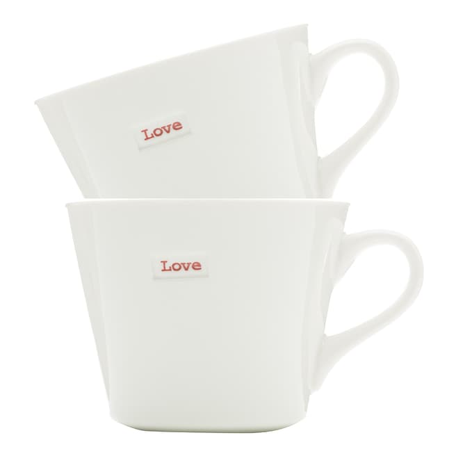 Keith Brymer Jones Set of 2 Mugs - Love in Gift Box