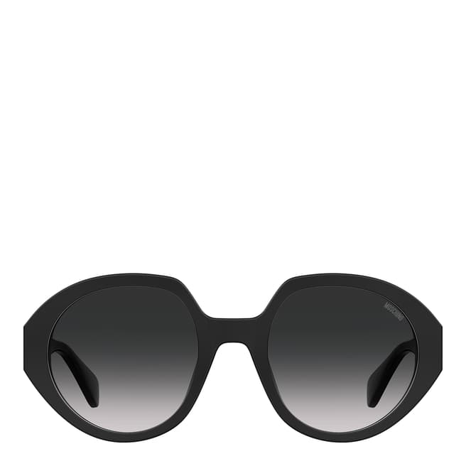 MOSCHINO Black Round Geometrical Sunglasses