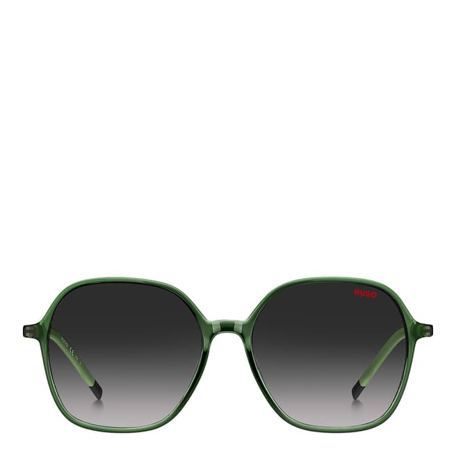 Hugo Boss Red Havana Square Sunglasses