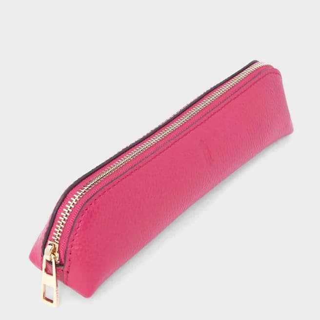 Hobbs London Pink Shetland Leather Case