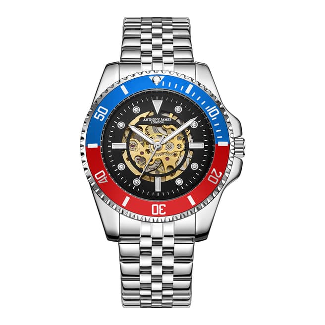 Anthony James Hand Assembled Anthony James Skeleton Sports Automatic Steel