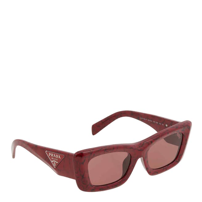 Prada Women's Red Prada Sunglasses 52mm