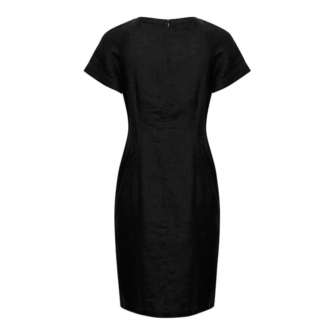 Part Two Black Aundreas Linen Dress