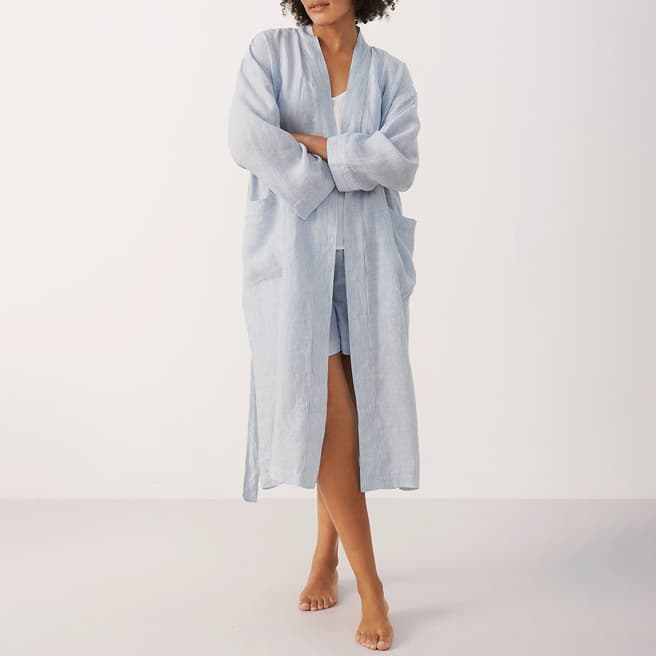 Part Two Baby Blue Linen Nightgown