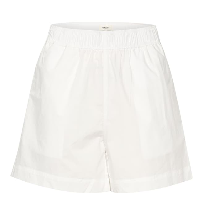 Part Two White Alya Cotton Shorts