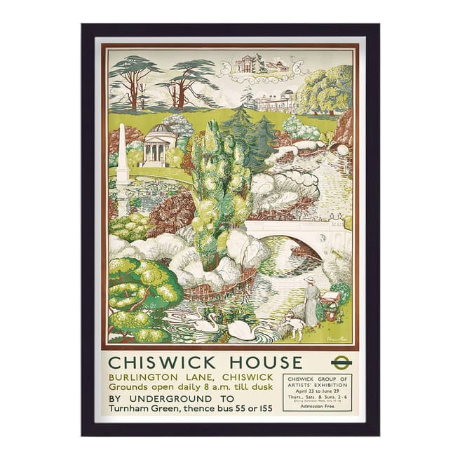 Vintage Travel Posters Vintage London Transport Chiswick House Framed Print