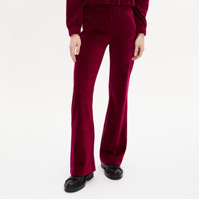 Sonia Rykiel Red Flare Trousers
