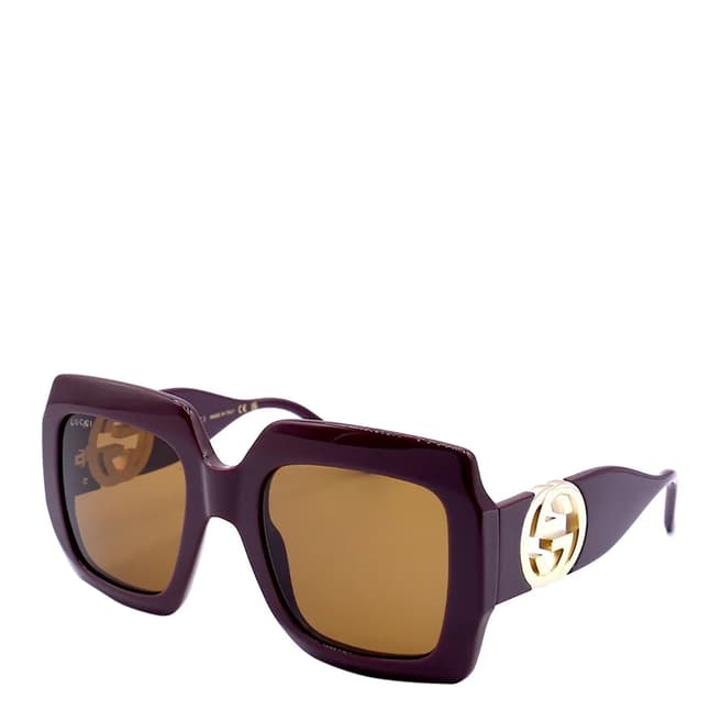 Gucci Women's Brown Gucci Sunglasses 54mm