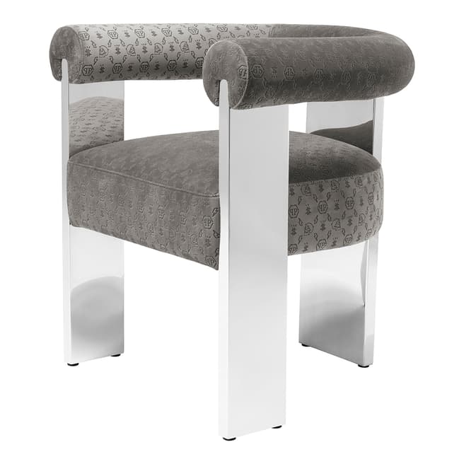 EICHHOLTZ X PHILIPP PLEIN Icon Dining Chair, Grey