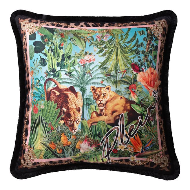 EICHHOLTZ X PHILIPP PLEIN Silk Exotic Cushion, 70x70cm