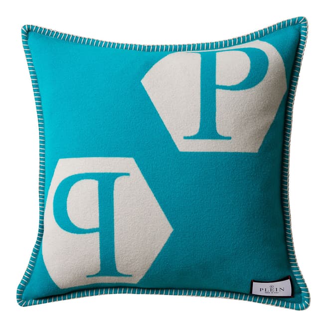 EICHHOLTZ X PHILIPP PLEIN Blue Cashmere PP Cushions, 65x65cm