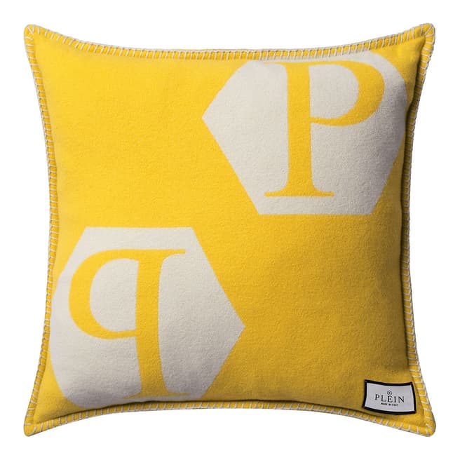EICHHOLTZ X PHILIPP PLEIN Yellow Cashmere PP Cushions, 45x45cm