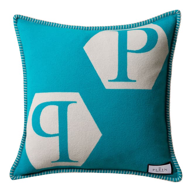 EICHHOLTZ X PHILIPP PLEIN Blue Cashmere PP Cushions, 45x45cm