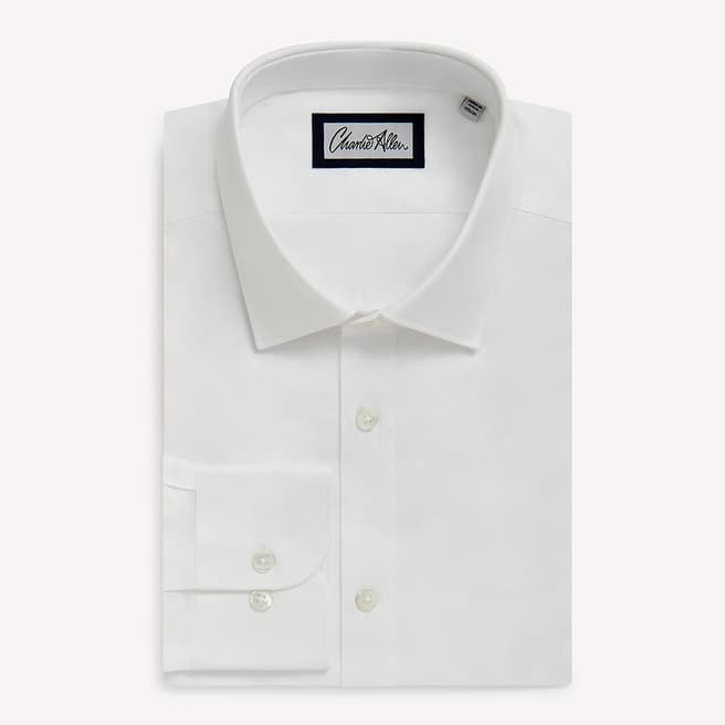 Charlie Allen White Regular Fit Cotton Shirt