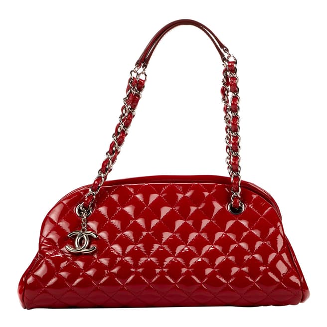Vintage Chanel Red Mademoiselle Shoulder Bag