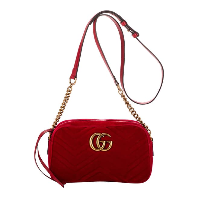 Vintage Gucci Red Marmont Shoulder bag