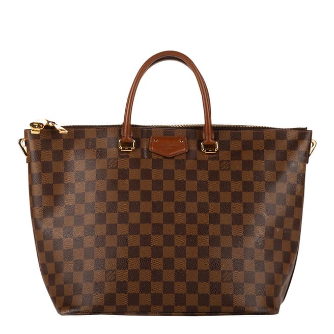 Vintage Louis Vuitton Brown Belmont Tote Handbag