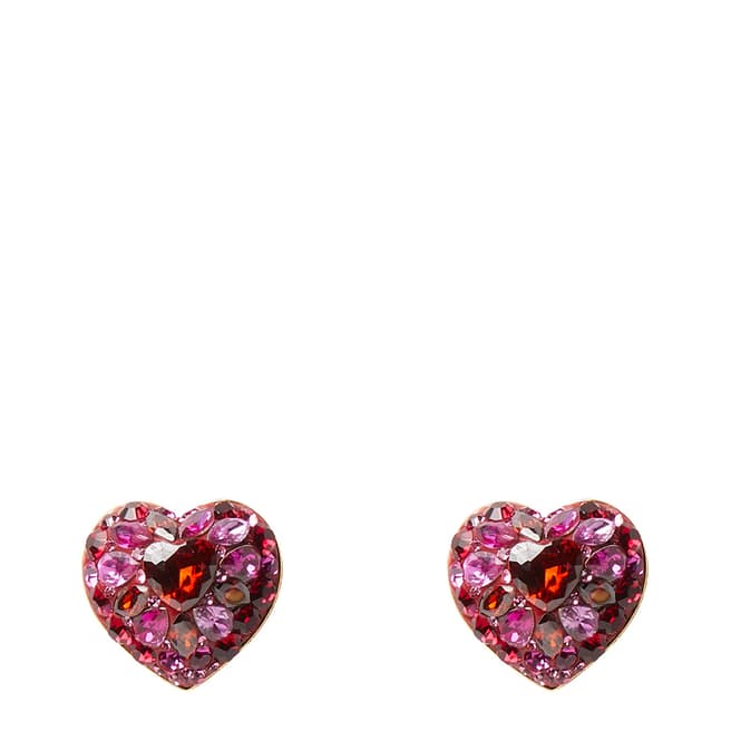 Kate Spade Red Heart Clay Pave Studs