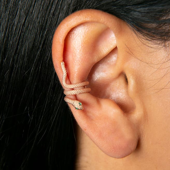 Elika Gold Snake Cartilage Earring