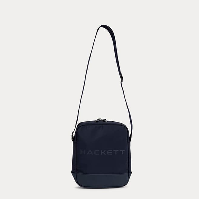 Hackett London Navy Logo Man Bag