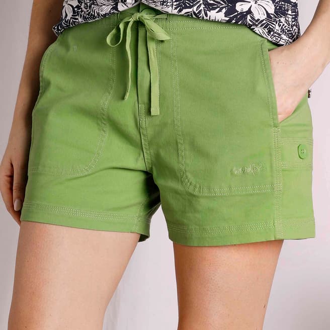 Weird Fish Green Willoughby Shorts