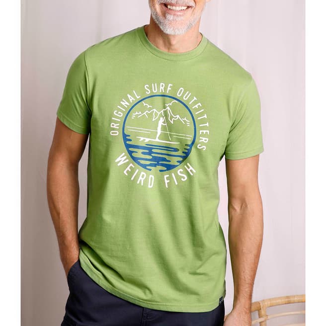 Weird Fish Green Paddle Graphic T-Shirt